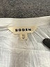 Boden 100% Cotton White Long Sleeve Blouse Size 2 - photo 7