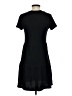 Nicole Miller Solid Black Casual Dress Size S - photo 2