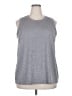 Athleta Gray Sleeveless T-Shirt Size 2X - photo 1