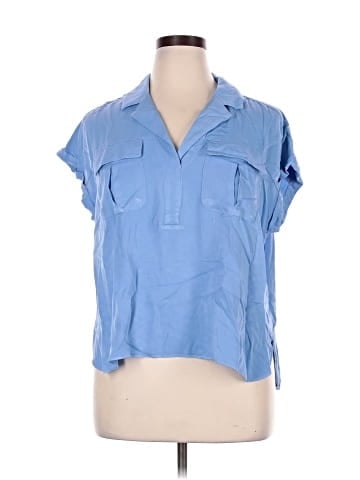 Rose + Olive Short Sleeve Blouse (view 1)