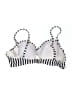 Boden Stripes White Ivory Swimsuit Top Size M - photo 2