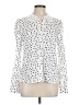 Boden Polka Dots White Long Sleeve Blouse Size 10 - photo 1