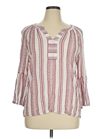 Brina & Em 3/4 Sleeve Blouse (view 1)