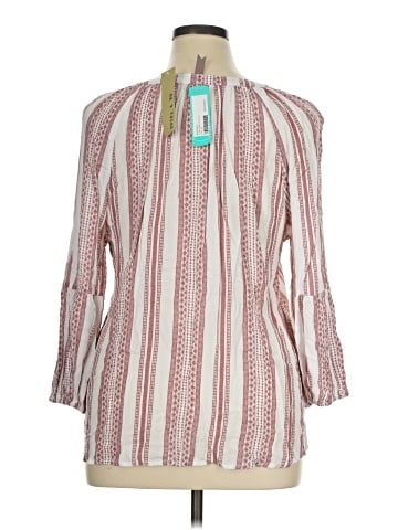 Brina & Em 3/4 Sleeve Blouse (view 2)