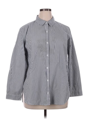 Gloria Vanderbilt 3/4 Sleeve Button-Down Shirt (view 1)