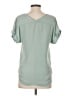 Pink Rose 100% Polyester Green Short Sleeve Blouse Size S - photo 2
