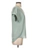 Pink Rose 100% Polyester Green Short Sleeve Blouse Size S - photo 4