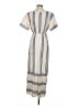 Unbranded Stripes Tan Casual Dress Size S - photo 2