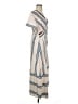 Unbranded Stripes Tan Casual Dress Size S - photo 4