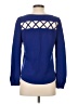 Mine Blue Long Sleeve Blouse Size S - photo 2