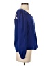 Mine Blue Long Sleeve Blouse Size S - photo 4