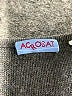 Acrobat Gray Silk Pullover Sweater Size L - photo 7