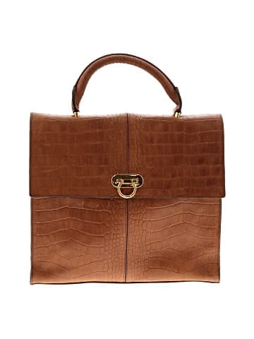 Pure Collection Leather Satchel (view 1)