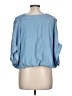 Glam Blue 3/4 Sleeve Blouse Size L - photo 2