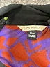 Volcom Animal Print Purple Long Sleeve Blouse Size 10 - photo 7