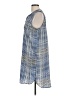 Mossimo 100% Polyester Plaid Blue Casual Dress Size L - photo 5