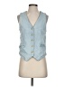 Habitual Blue Denim Vest Size Sm (1) - photo 1