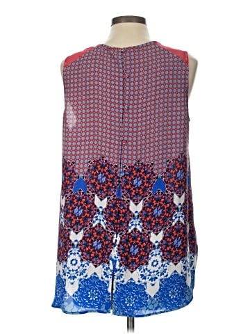 Pale Sky Sleeveless T-Shirt (view 2)