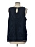 Max Studio Blue Sleeveless Blouse Size L - photo 2