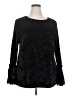 Adiva Black Long Sleeve Blouse Size 2X - photo 1