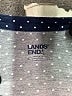 Lands' End Polka Dots Blue Short Sleeve Blouse Size XL - photo 7