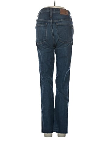 Madewell Slim Straight Jeans in William Wash (view 2)
