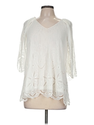 V Cristina 3/4 Sleeve Blouse (view 1)