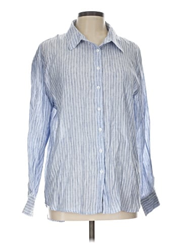 Blue Island Long Sleeve Button-Down Shirt (view 1)