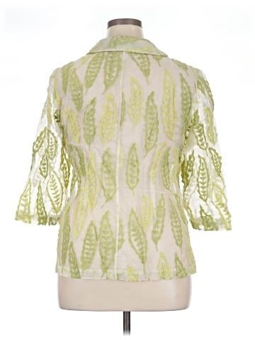 Sigrid Olsen 3/4 Sleeve Button-Down Shirt (view 2)