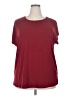 Torrid Burgundy Short Sleeve Top Size 2X Plus (2) - photo 1