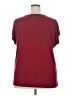 Torrid Burgundy Short Sleeve Top Size 2X Plus (2) - photo 2