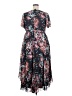 Torrid Floral Gray Black Cocktail Dress Size 2X Plus (2) - photo 2