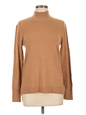 Ecru Long Sleeve Turtleneck (view 1)