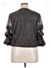 MSK Metallic Silver 3/4 Sleeve Blouse Size XL - photo 2