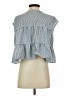 Altar'd State 100% Polyester Blue Short Sleeve Top Size XS - photo 2