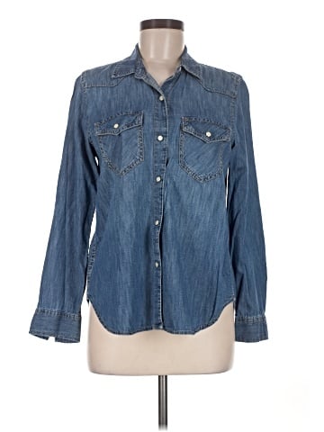 Gap Long Sleeve Button-Down Shirt (view 1)