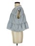 Altar'd State 100% Polyester Blue Short Sleeve Top Size XS - photo 5
