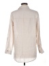 Sigrid Olsen 100% Linen Ivory Long Sleeve Blouse Size M - photo 2