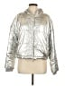 Splendid 100% Polyester Metallic Silver Jacket Size M - photo 1