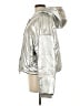 Splendid 100% Polyester Metallic Silver Jacket Size M - photo 5