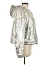 Splendid 100% Polyester Metallic Silver Jacket Size M - photo 4