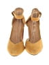 Soludos 100% Leather Yellow Heels Size 5 1/2 - photo 2