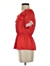 Odille 100% Polyester Red Short Sleeve Blouse Size 2 - photo 5