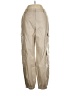 Aqua 100% Polyester Tan Cargo Pants Size L - photo 1