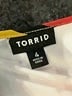 Torrid 100% Polyester Stripes Tan Casual Dress Size 4X Plus (4) - photo 7