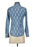 J.Crew Print Blue Long Sleeve Button-Down Shirt Size 00 (petite) - photo 2