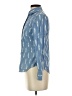 J.Crew Print Blue Long Sleeve Button-Down Shirt Size 00 (petite) - photo 5
