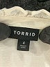 Torrid Ivory Long Sleeve Blouse Size 4X Plus (4) - photo 7