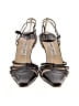 Jimmy Choo 100% Leather Black Heels Size EU 38 1/2 - photo 2