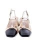 Sam Edelman 100% Leather Color Block Ivory Heels Size 7 1/2 - photo 2